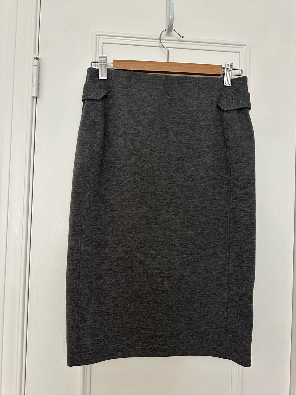 Joe Fresh Charcoal Gray Pencil Skirt
